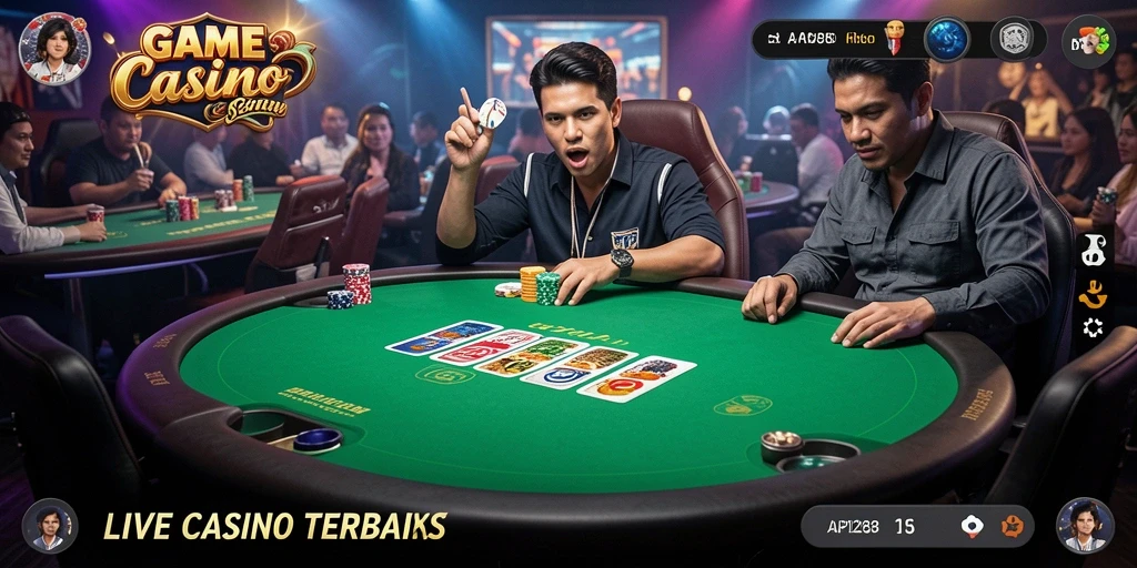 Gameplay seru di API288 dengan dealer langsung dan suasana kasino.