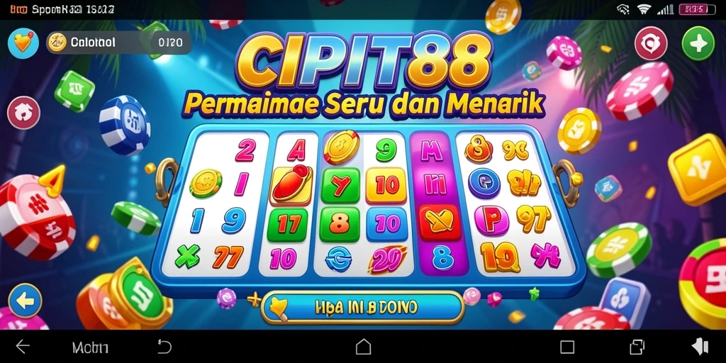 Screenshot gameplay Bingo CIPIT88 dengan suasana yang seru dan interaktif.