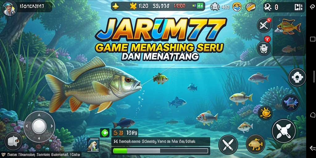 Tangkapan ikan yang beragam dalam gameplay JARUM77.