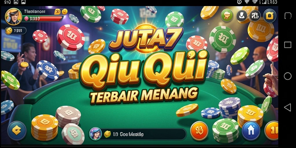 Tampilan seru gameplay QiuQiu di JUTA7.