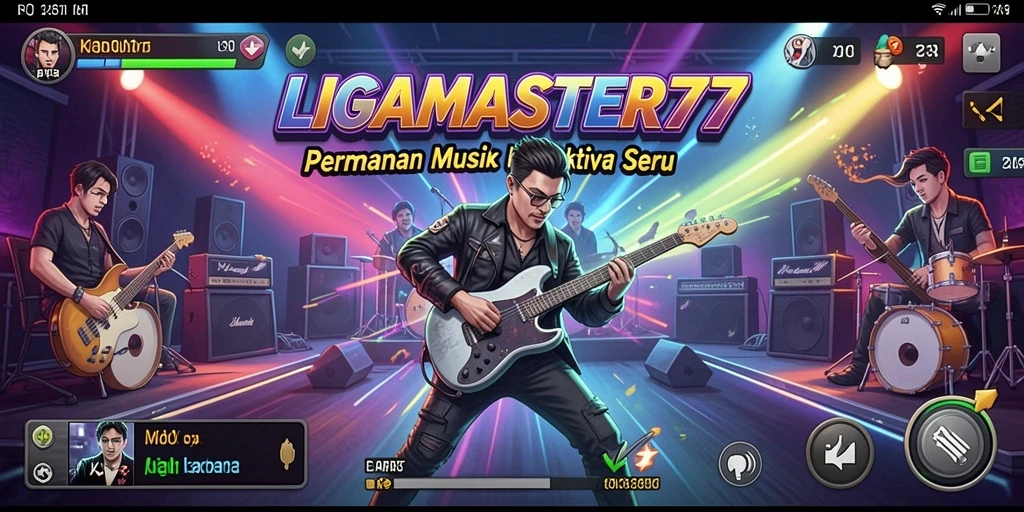 Tangkapan layar utama menampilkan gameplay menarik di LIGAMASTER77.