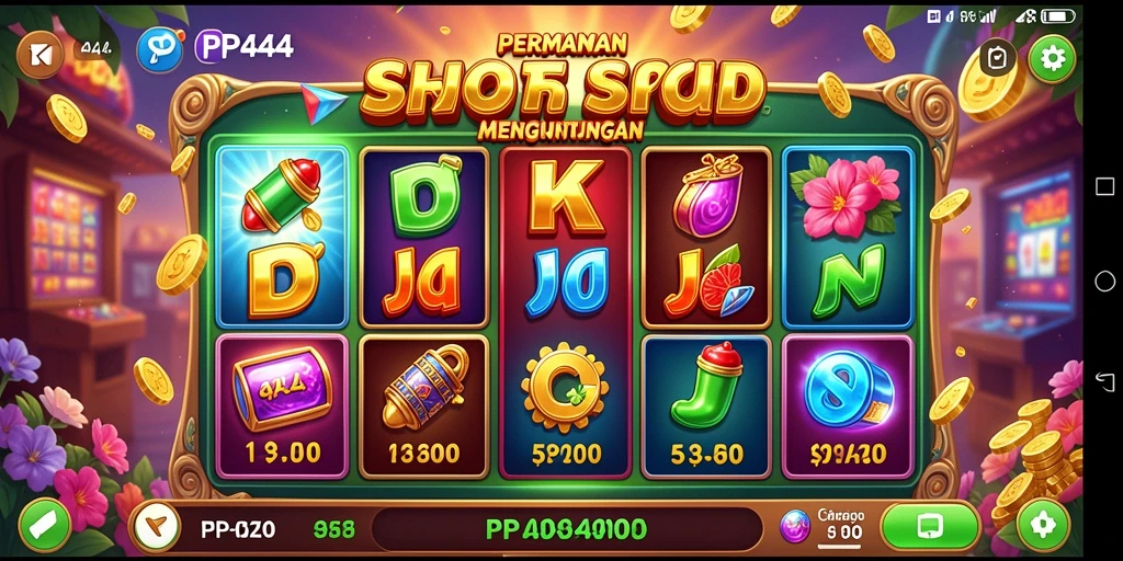 Tampilan gameplay PP444 yang menakjubkan dengan fitur Slot yang menarik.