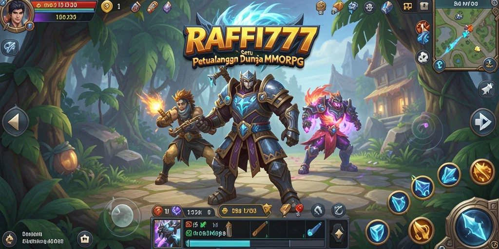 Tampilan gameplay RAFFI777 yang menegangkan dan menarik di dunia MMORPG.