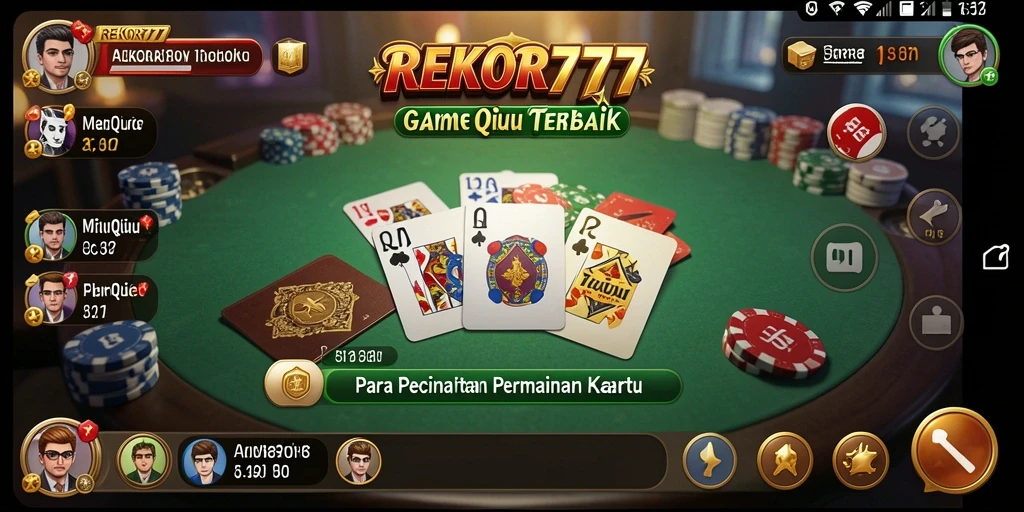 Gameplay seru QiuQiu di REKOR777 dengan antarmuka menarik.