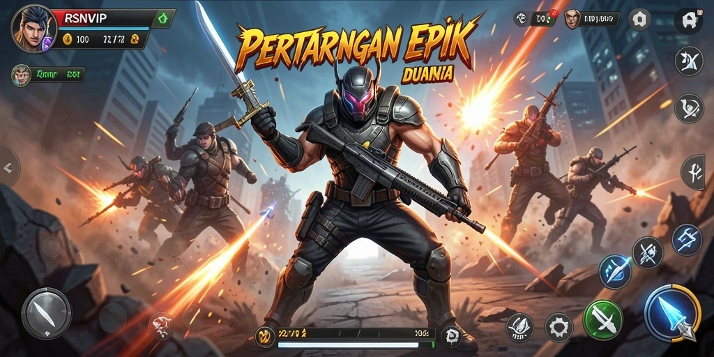 Screenshot gameplay RSNVIP yang penuh aksi dan petualangan.