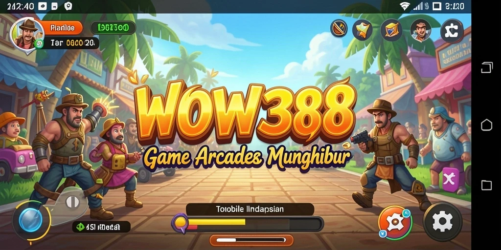 Tampilan gameplay WOW388 yang penuh aksi dan seru.